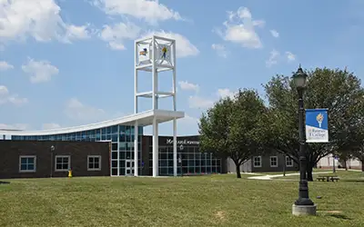Entrance of Rowan University.